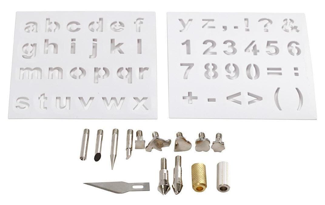 Creativ Company Ersatzlötkolben Aufsätze und Schablone ABC Creativ Company Ersatzlötkolben Aufsätze und Schablone ABC