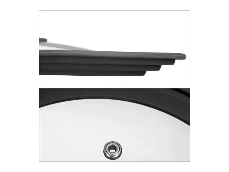relaxdays Topfdeckel 22-26 cm, Schwarz relaxdays Topfdeckel 22-26 cm, Schwarz