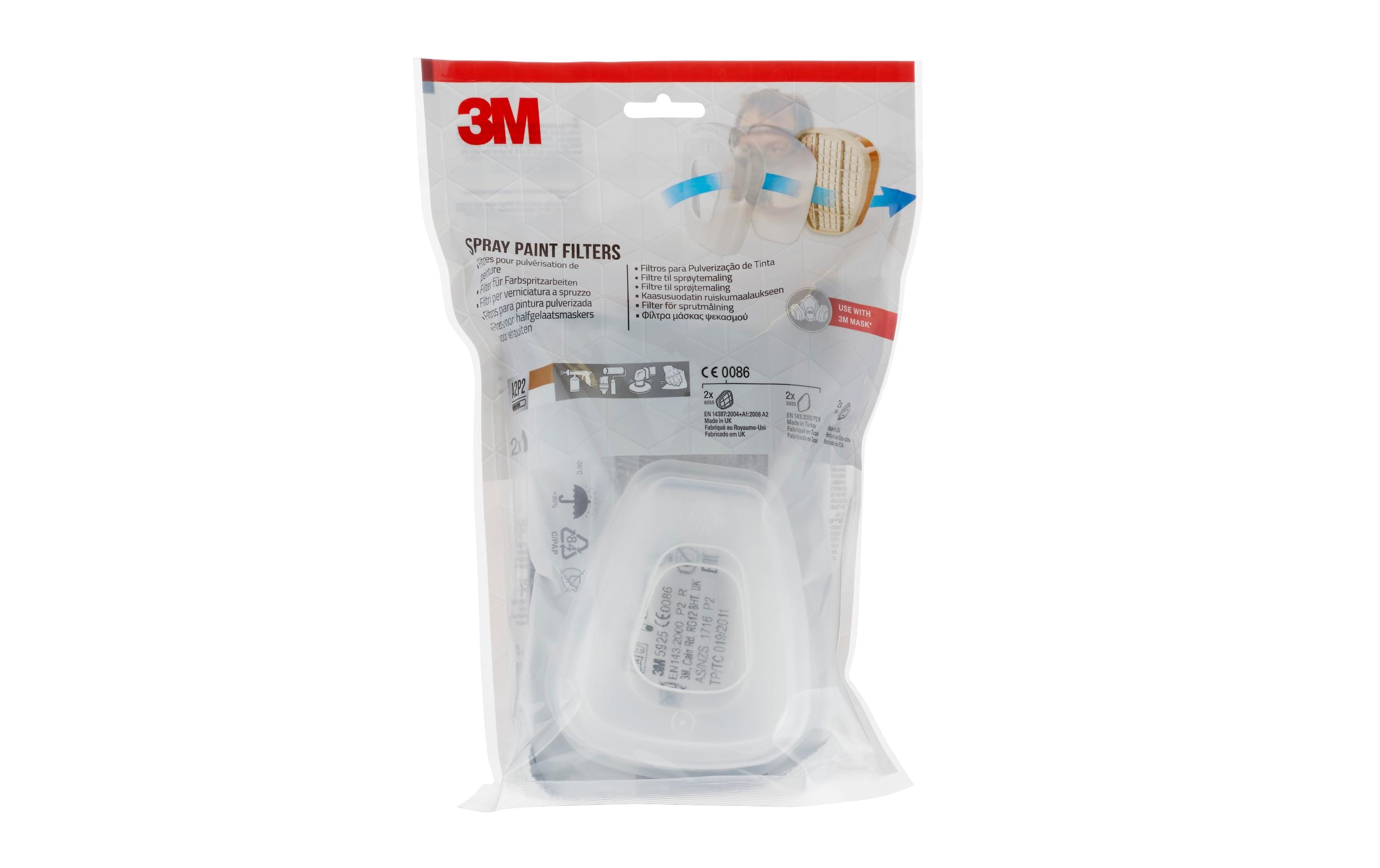 3M Ersatzfilter 6002CR A2P2