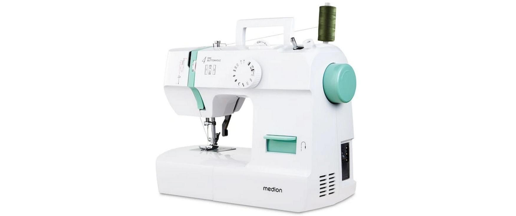 Medion Nähmaschine Life SM70 Weiss/Türkis