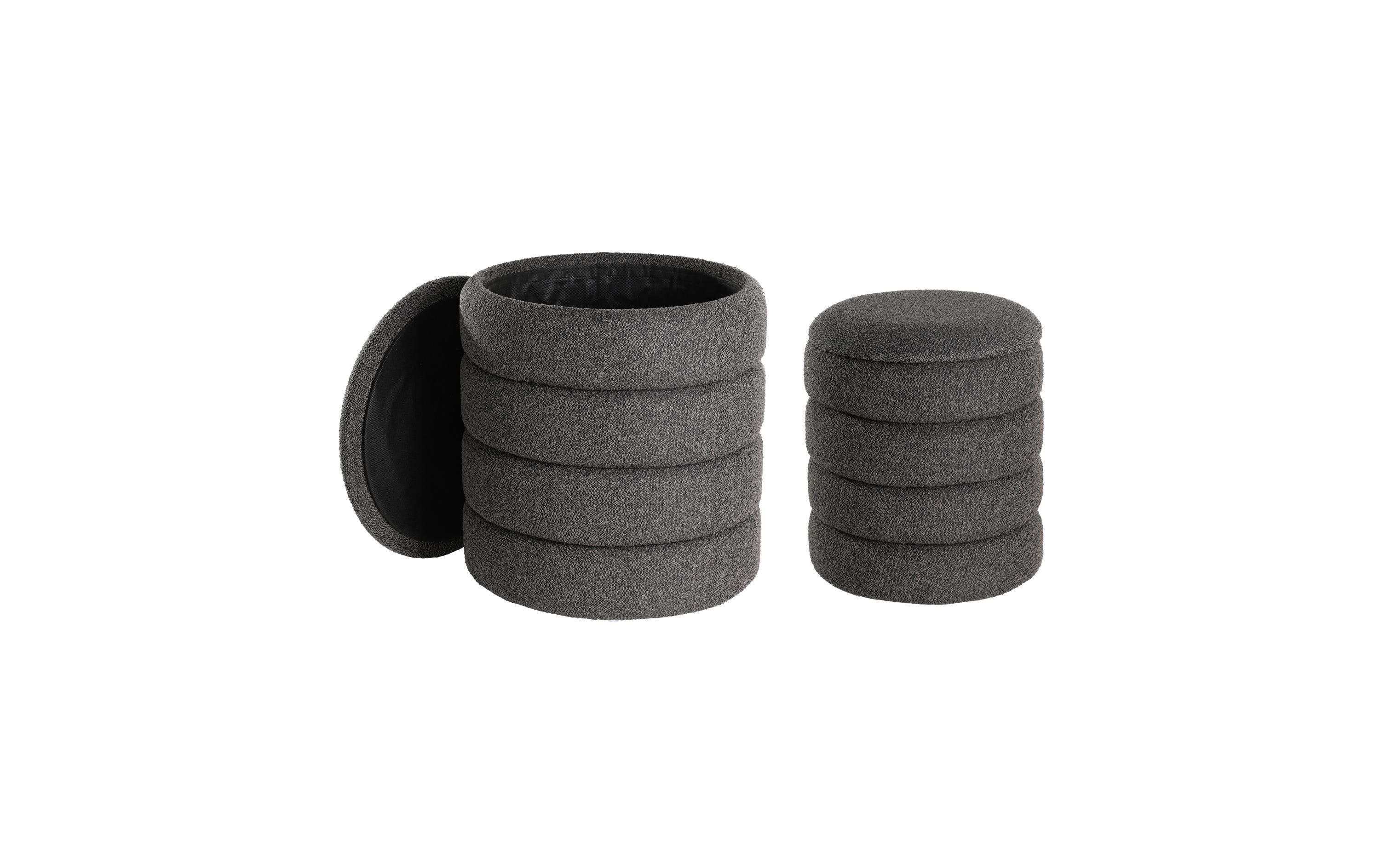 EGLO Hocker Ampahaka 2 Stück, Schwarz