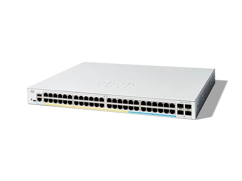 Cisco PoE+ Switch Catalyst C1300-48FP-4G 52 Port Cisco PoE+ Switch Catalyst C1300-48FP-4G 52 Port