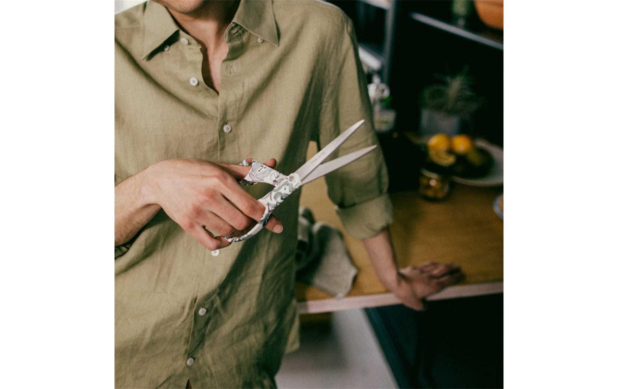 Fiskars Schere Arabia Weiss, 21 cm