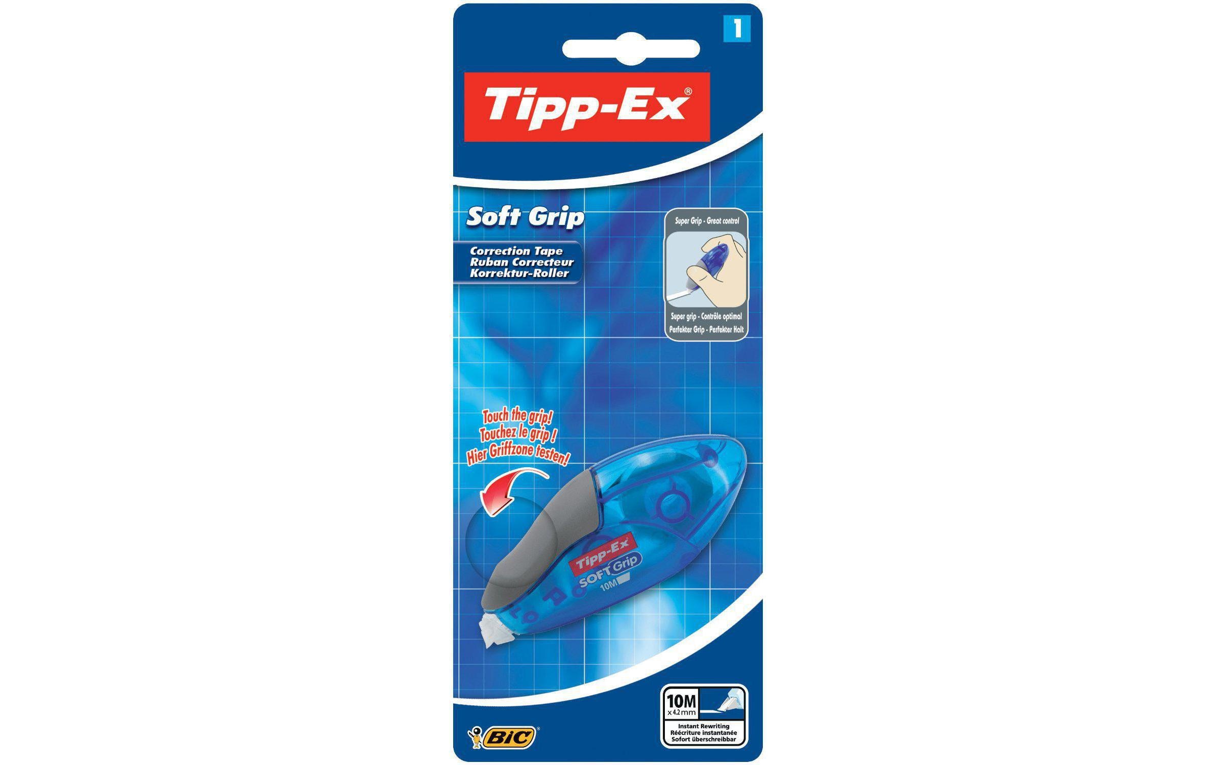Tipp-Ex Korrekturroller Soft Grip 10 m x 4.2 mm, 1 Stück Tipp-Ex Korrekturroller Soft Grip 10 m x 4.2 mm, 1 Stück