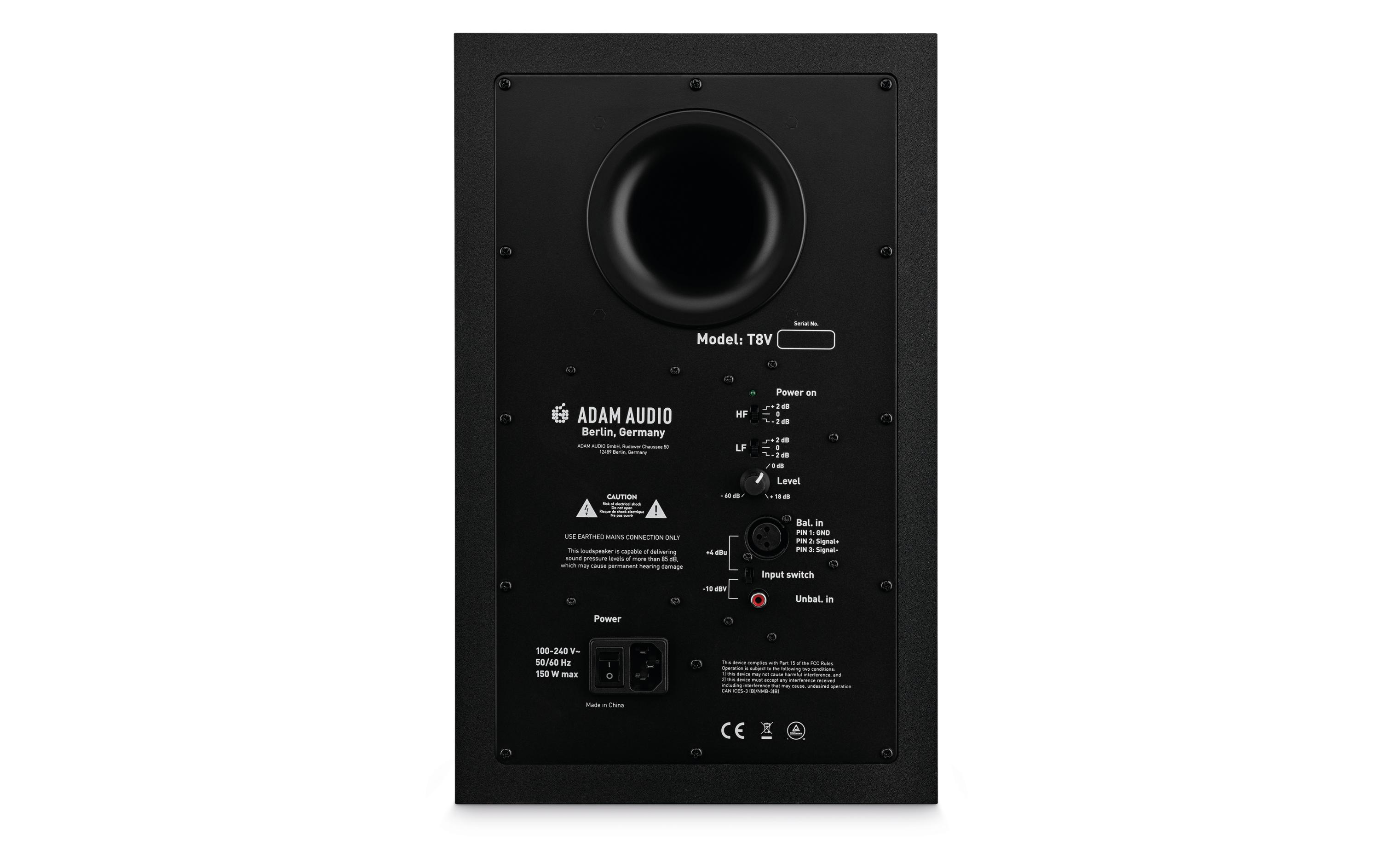 ADAM Audio Studiomonitor T8 V Schwarz