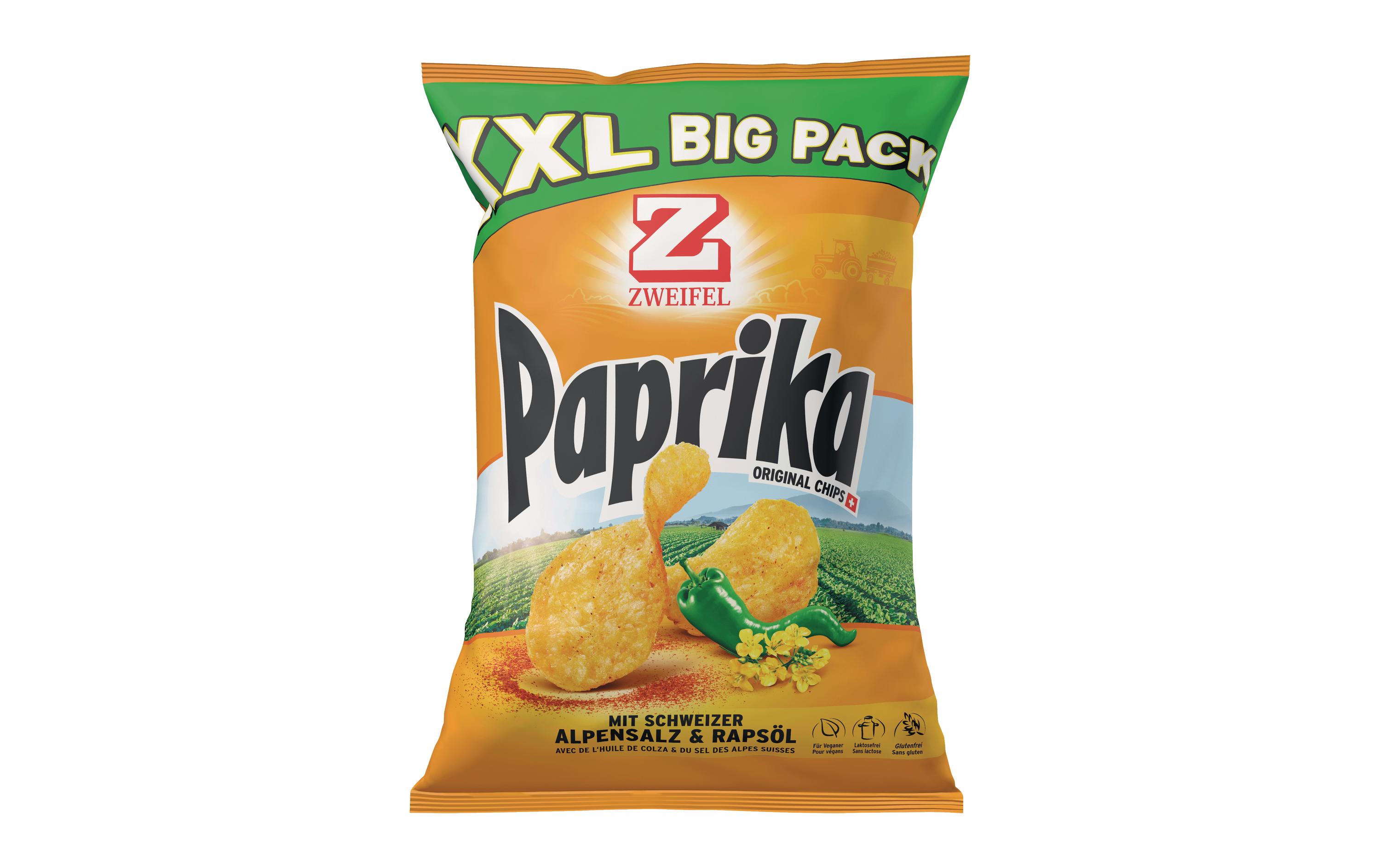 Zweifel Chips Original Paprika Big Pack XXL 380 g
