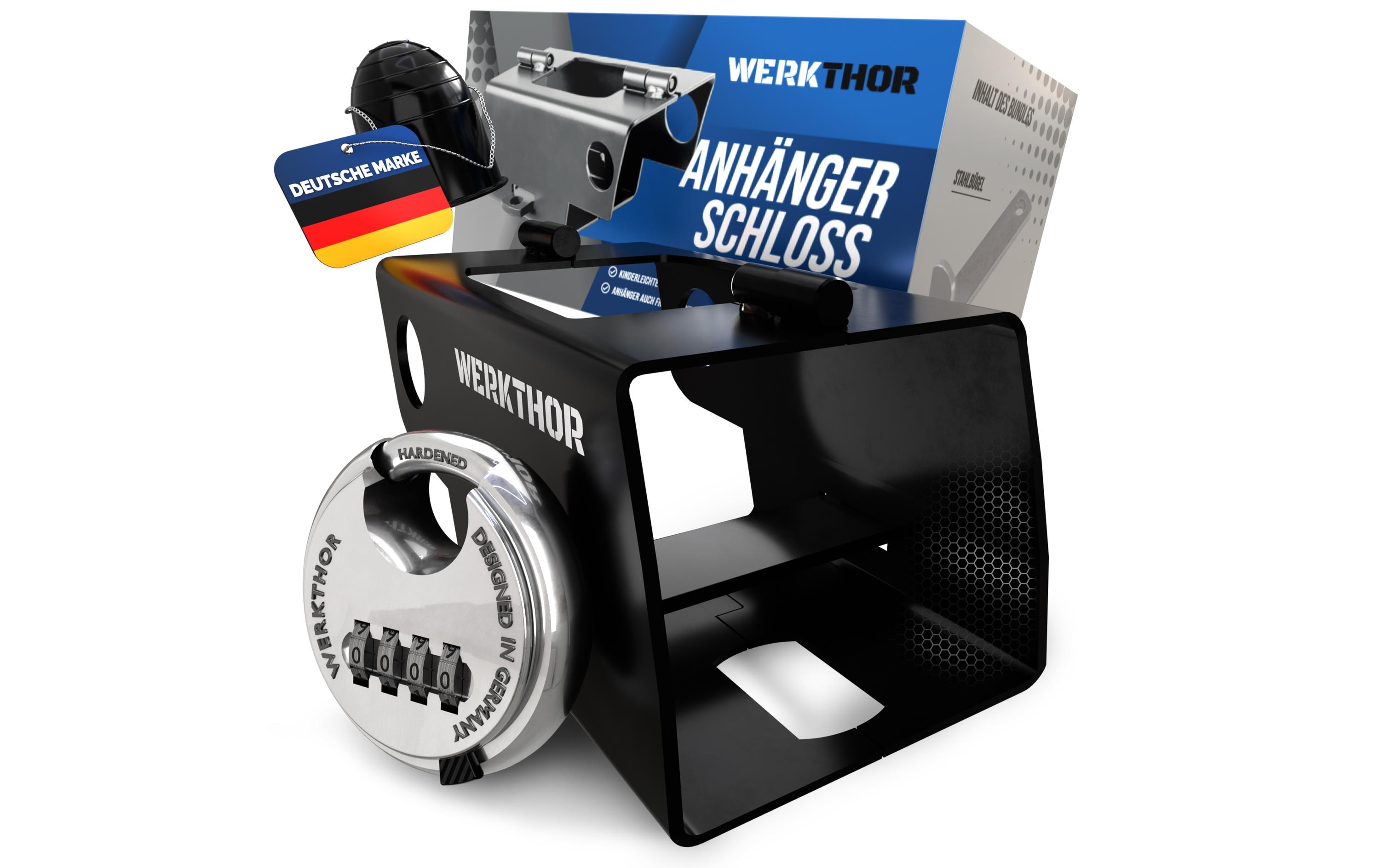 Werkthor Edelstahl Anhängerschloss
