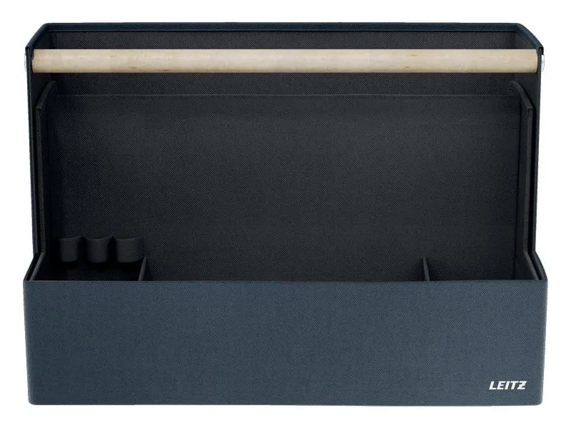 Leitz Ergo Schreibtisch-Organizer aus Stoff, Samtgrau Leitz Ergo Schreibtisch-Organizer aus Stoff, Samtgrau