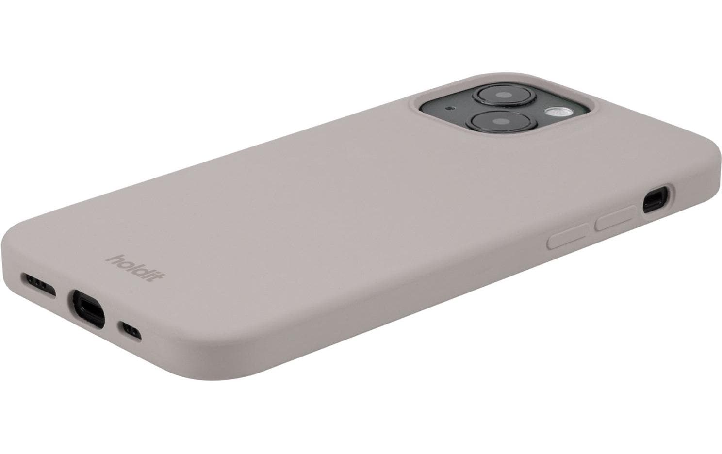 Holdit Back Cover Silicone iPhone 14 Taupe