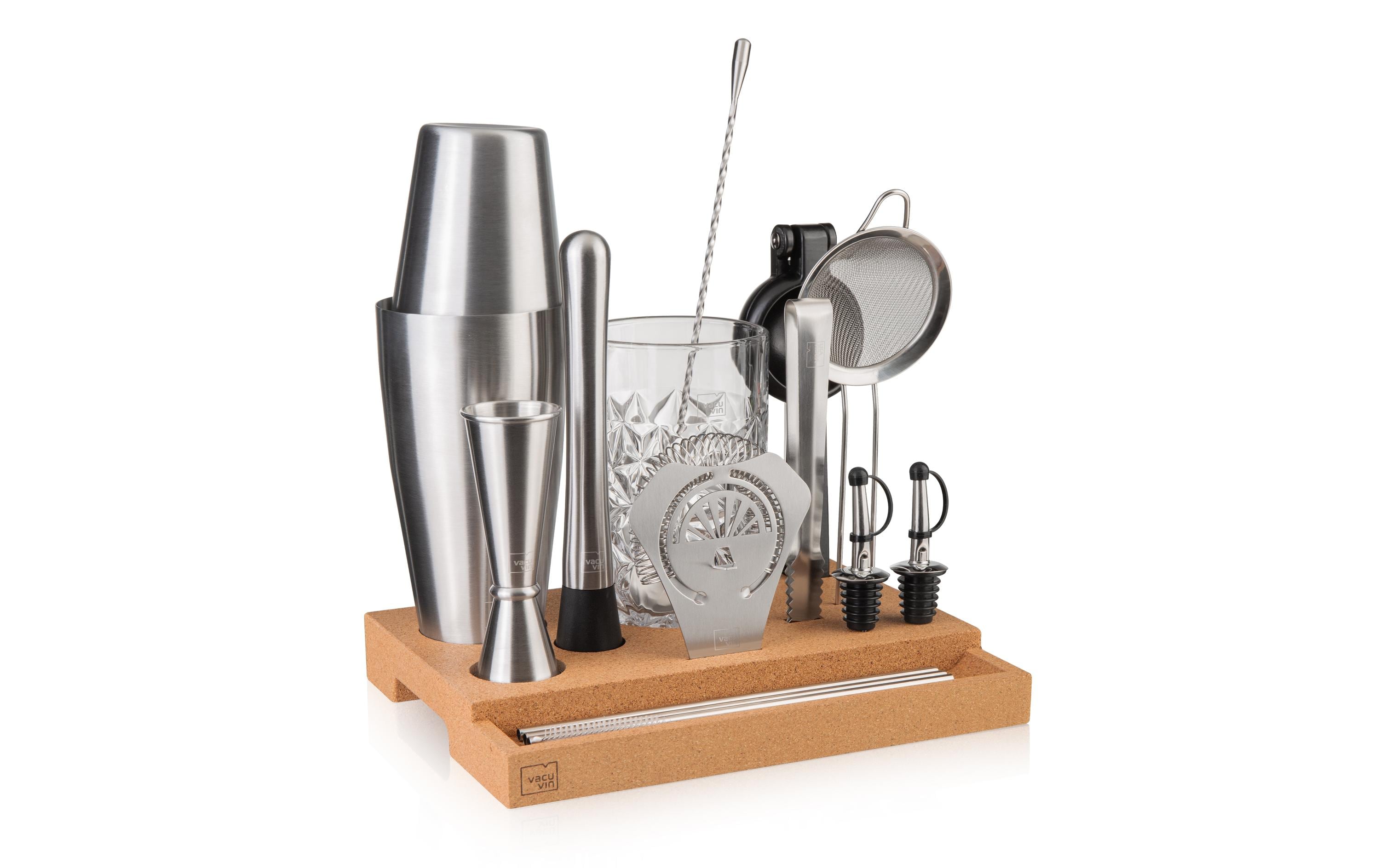 Vacuvin Cocktail-Set Bar 16-teilig 0.75 l, Edelstahl
