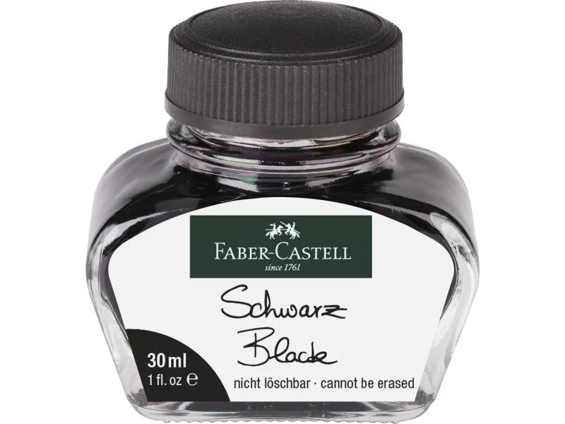 Faber-Castell Tintenglas 30 ml Schwarz