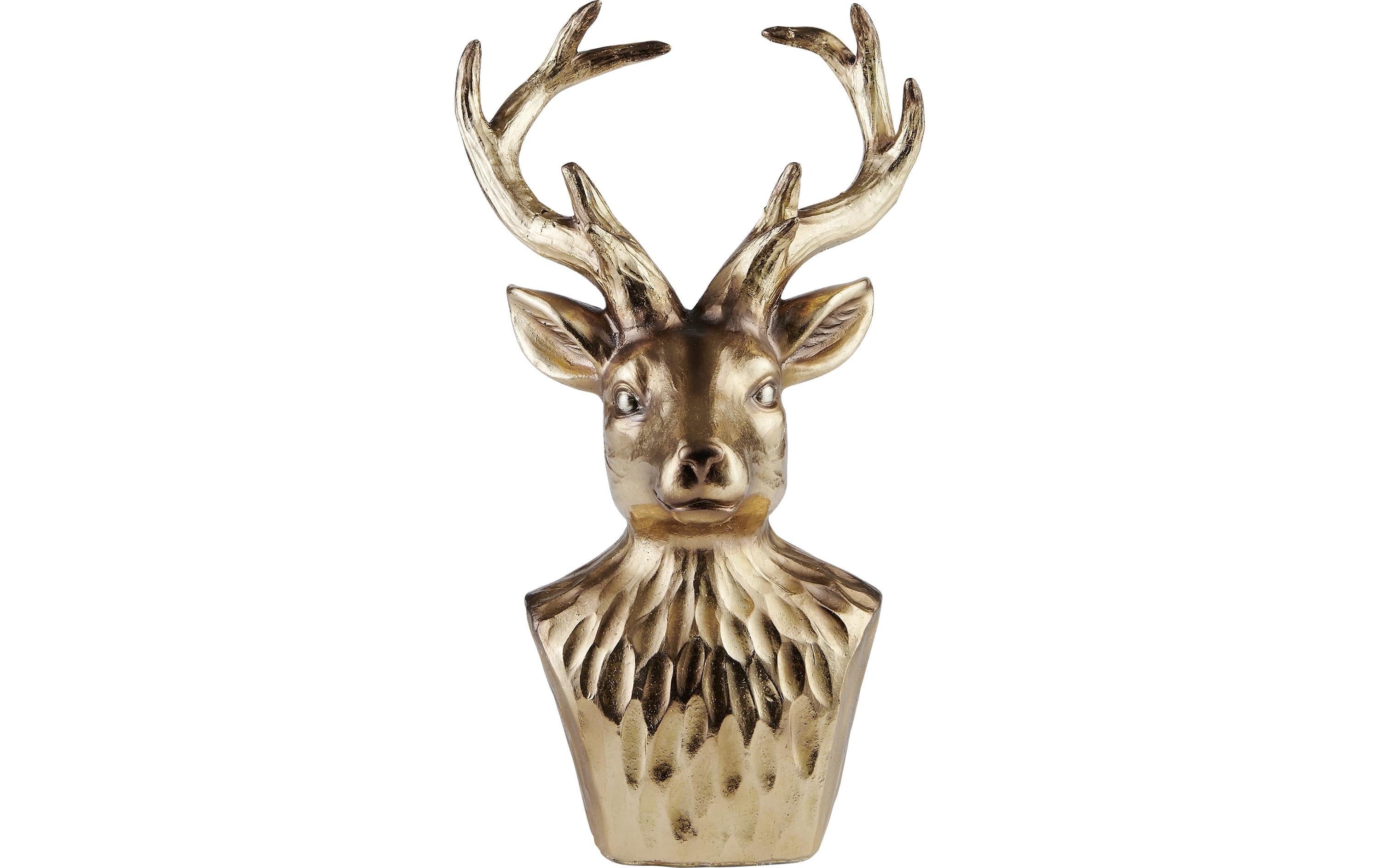 EGLO Weihnachtsfigur Hirsch Lamlash Weihnachtsdeko, Gold