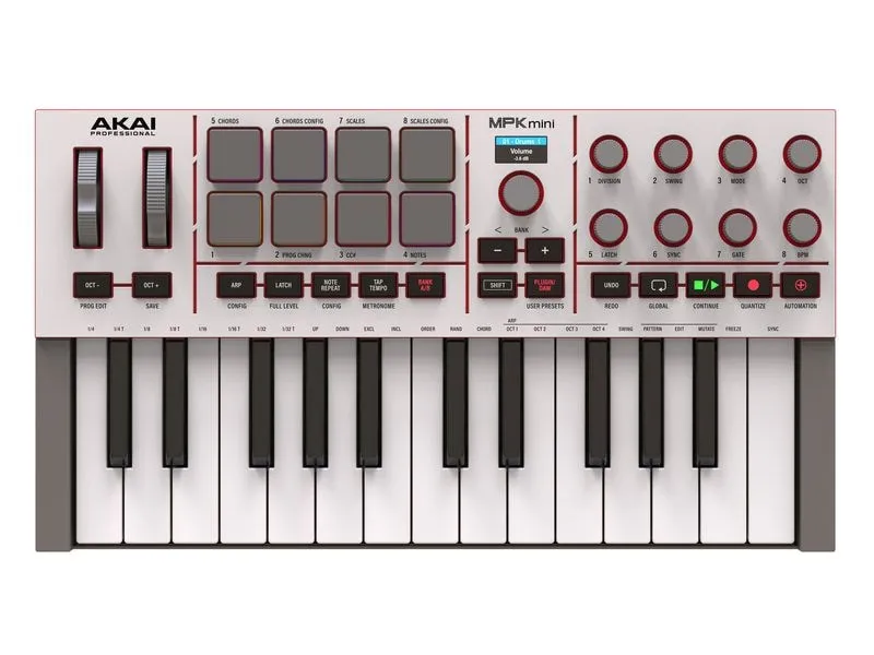 Akai Keyboard Controller MPK Mini IV Weiss Akai Keyboard Controller MPK Mini IV Weiss