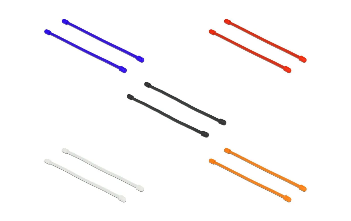 Delock Kabelbinder 150 mm x 4 mm Mehrfarbig, 10 Stück Delock Kabelbinder 150 mm x 4 mm Mehrfarbig, 10 Stück