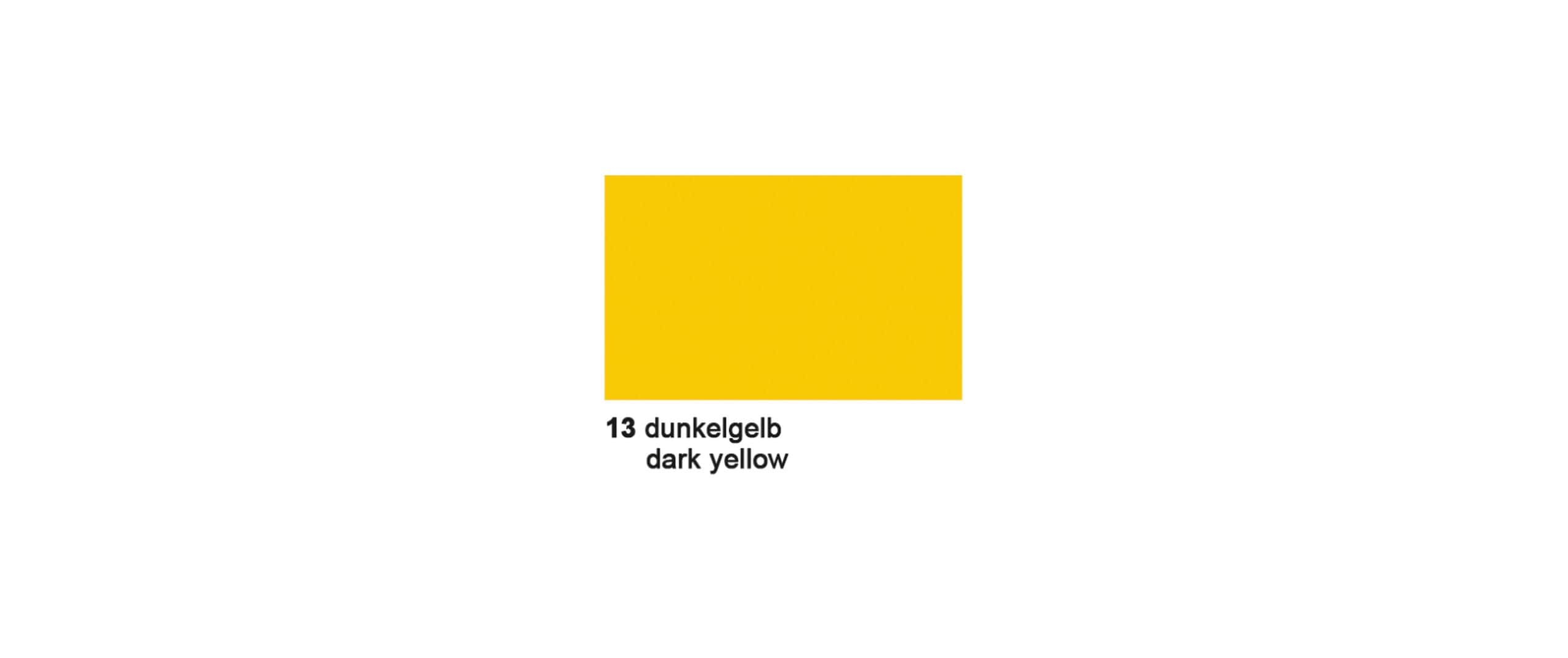 URSUS Fotokarton 50 x 70 cm Dunkelgelb