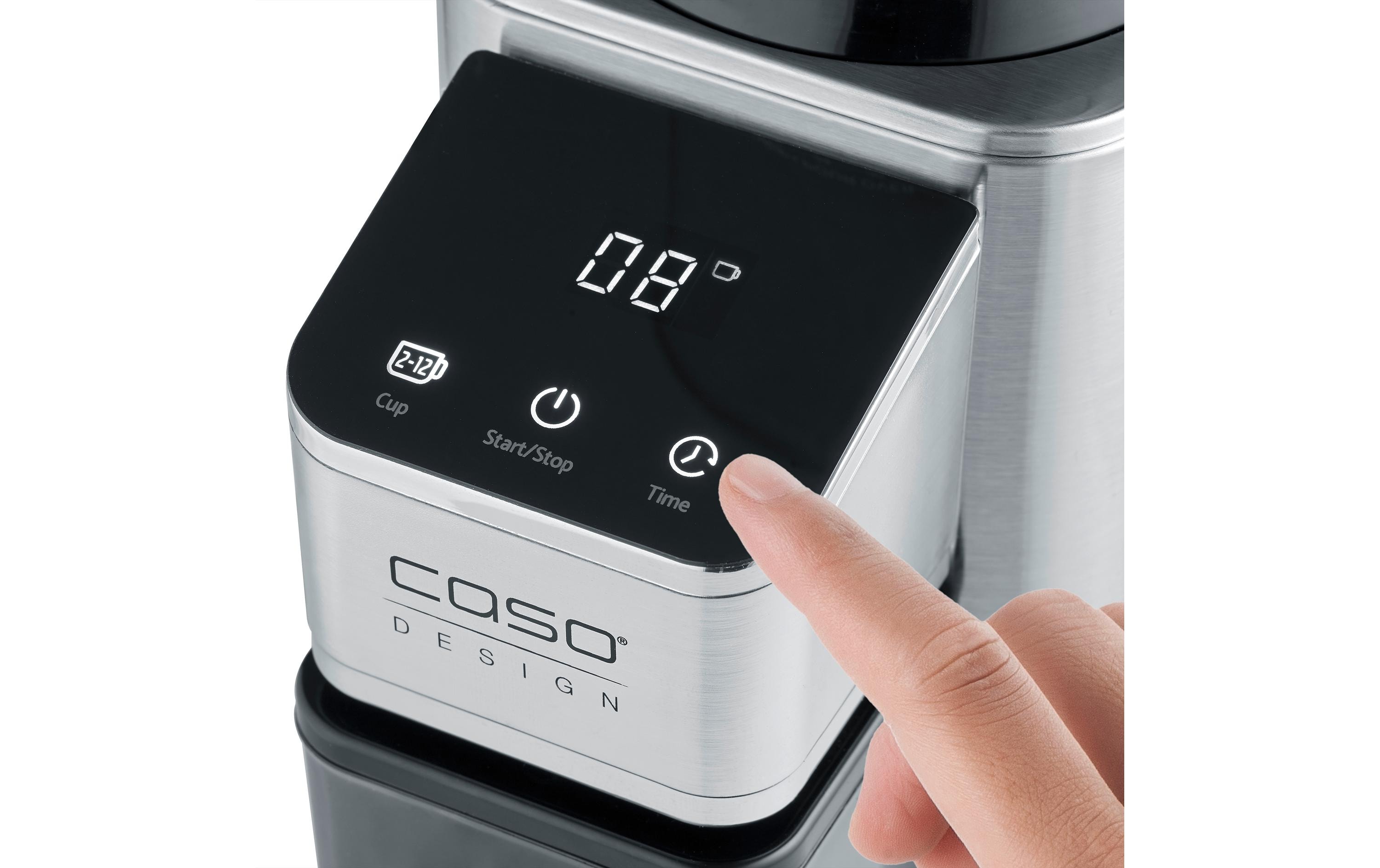 Caso Kaffeemühle Barista Chef Inox Silber