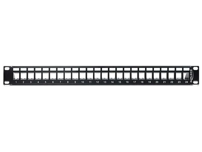 Delock Patchpanel Keystone 24 Port 19 Rack Delock Patchpanel Keystone 24 Port 19 Rack