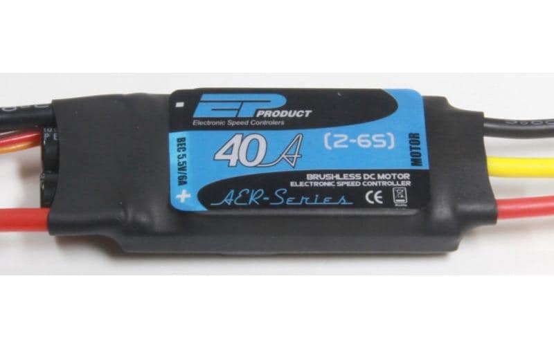 EP Brushless Regler Aer40-Aer-Series 40A, 2-6S, S-BEC