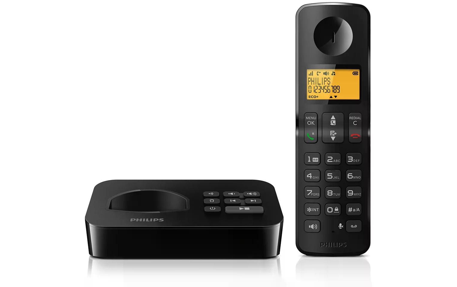 Philips Schnurlostelefon D2651B Schwarz Philips Schnurlostelefon D2651B Schwarz