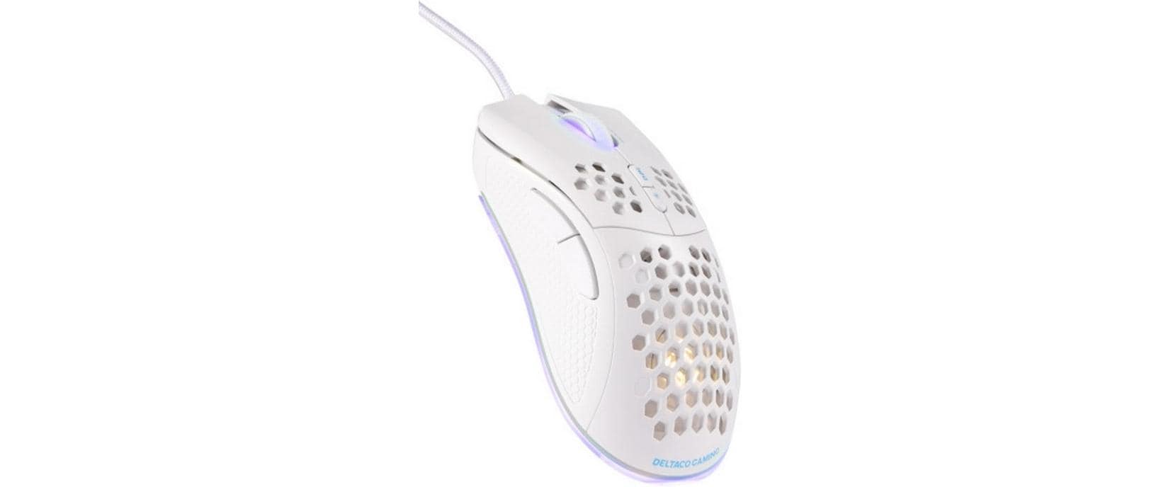 DELTACO Gaming-Maus GAM-108-W Weiss