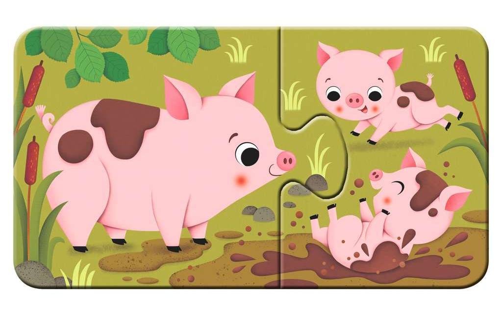 Ravensburger Kleinkinder Puzzle my first puzzles Tiere und ihre Kinder