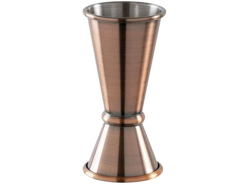 Paderno Cocktail-Doppelmass 40/20 ml, Braun/Kupfer Paderno Cocktail-Doppelmass 40/20 ml, Braun/Kupfer