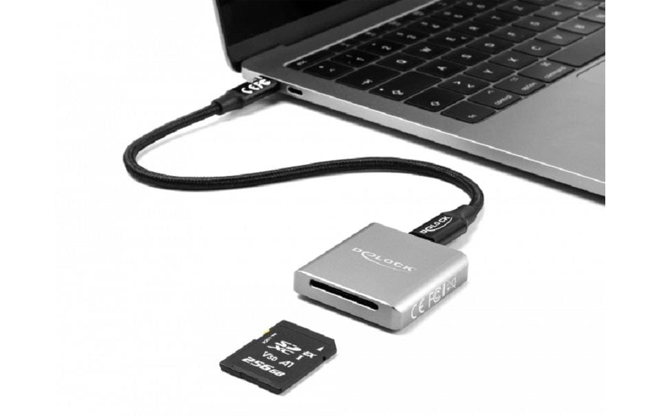 Delock Card Reader Extern USB-C für SD Express-Speicherkarten Delock Card Reader Extern USB-C für SD Express-Speicherkarten