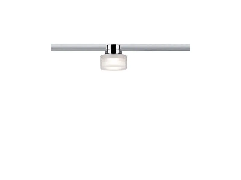 Paulmann LED Schienenspot URail Topa Dot, 5.2 W, 2700 K, Chrom/ Klar Paulmann LED Schienenspot URail Topa Dot, 5.2 W, 2700 K, Chrom/ Klar