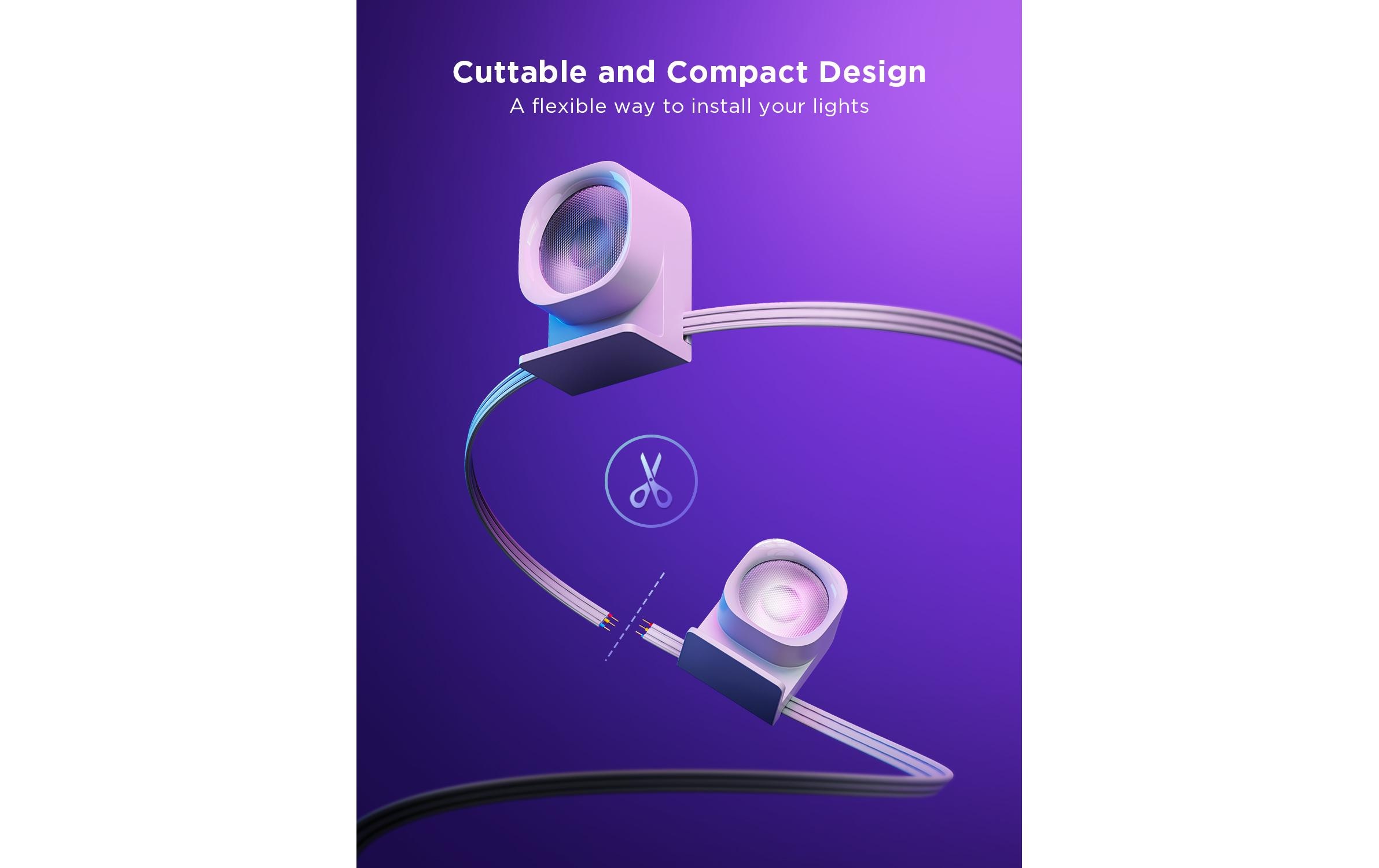 Govee LED String-Downlights, RGBIC, 5 m