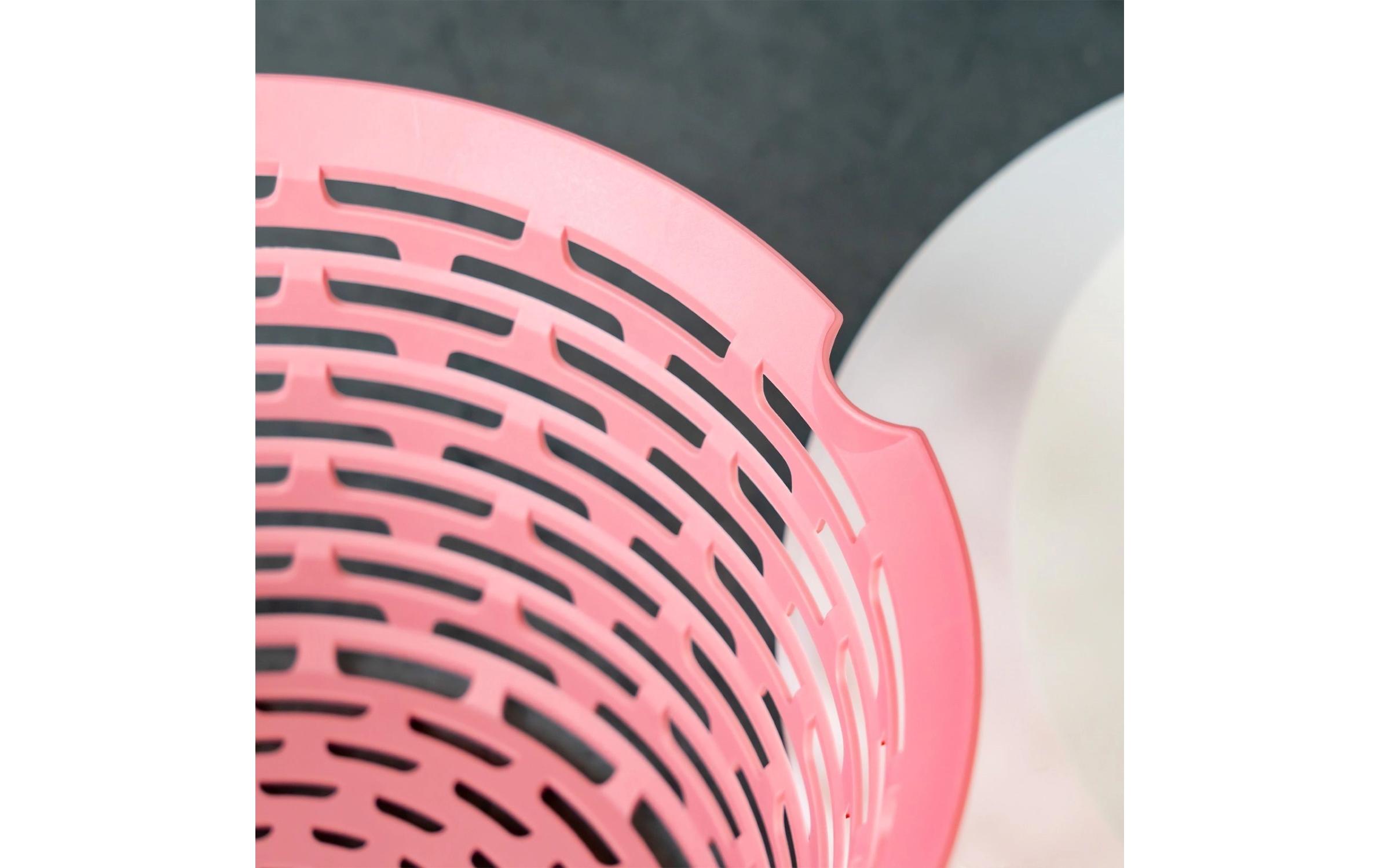 Westmark Salatschleuder Spinderella 23.5 cm, Rosa