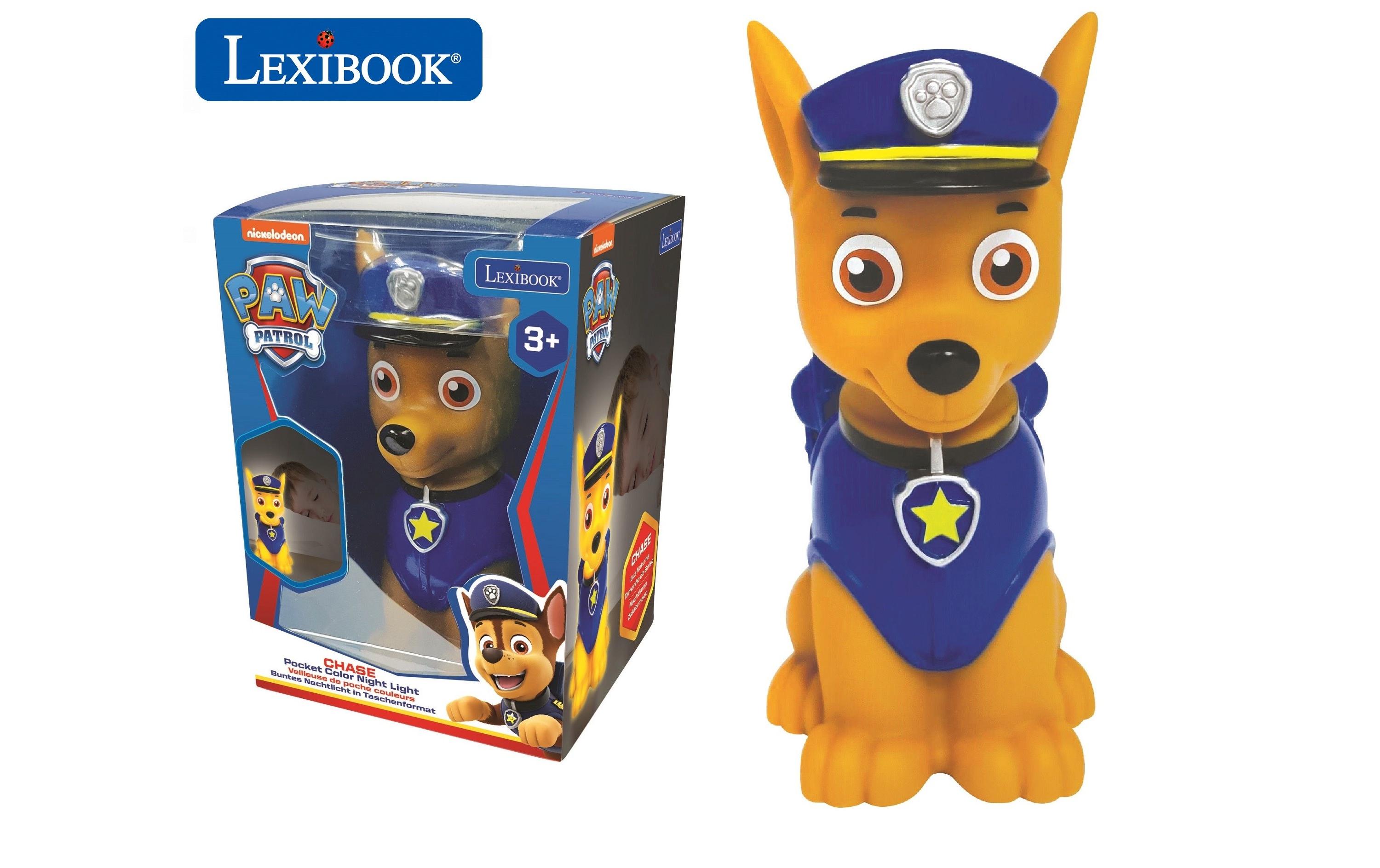 Lexibook Paw Patrol Chase 3D LED-Taschen-Nachtlicht 13 cm Lexibook Paw Patrol Chase 3D LED-Taschen-Nachtlicht 13 cm