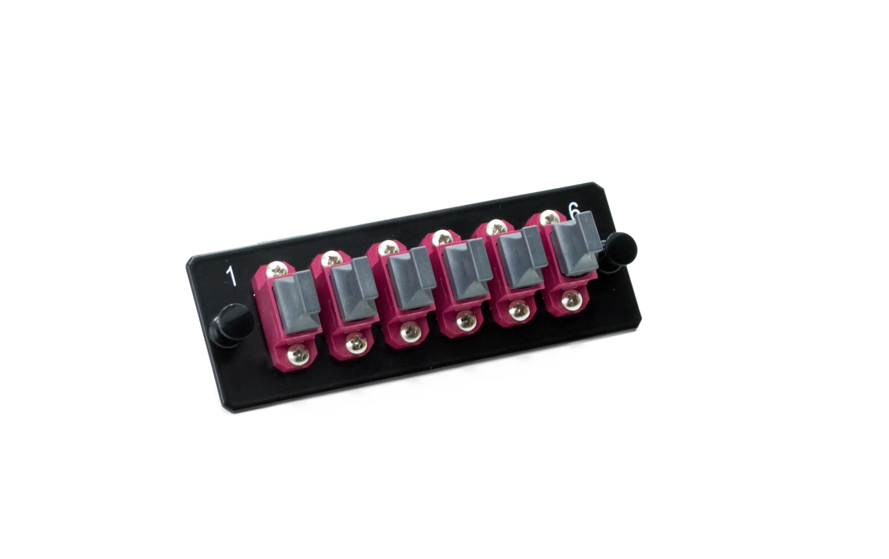 Lightwin Frontplatte MTPC 6MTP OM4 magenta Lightwin Frontplatte MTPC 6MTP OM4 magenta