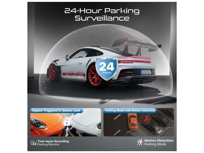 Promate Dashcam Rovex-S3 4K Ultra HD GPS WLAN Promate Dashcam Rovex-S3 4K Ultra HD GPS WLAN