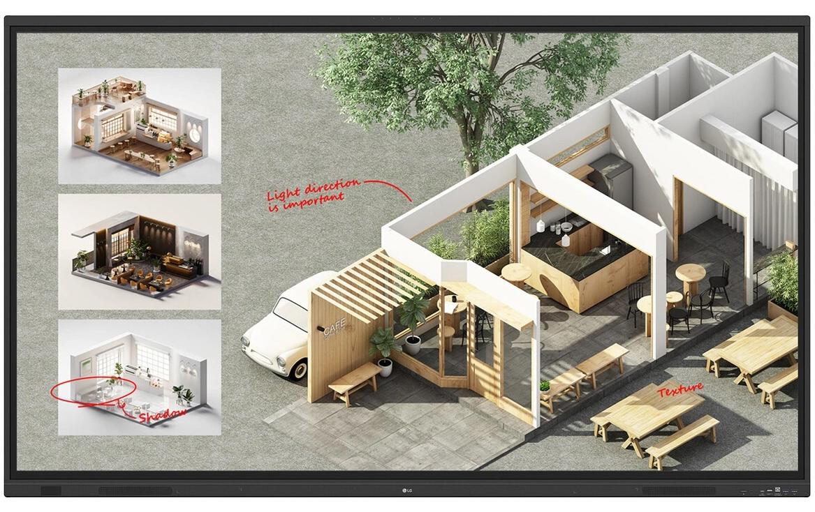 LG Touch Display 86TR3DQ-B Multitouch 86