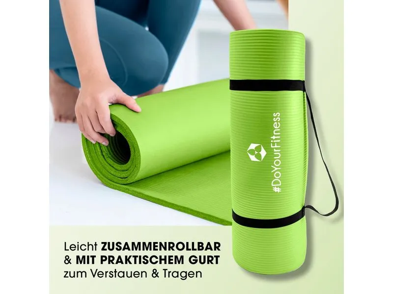 World Fitness Fitnessmatte Ashanti 190 cm x 100 cm, Grün
