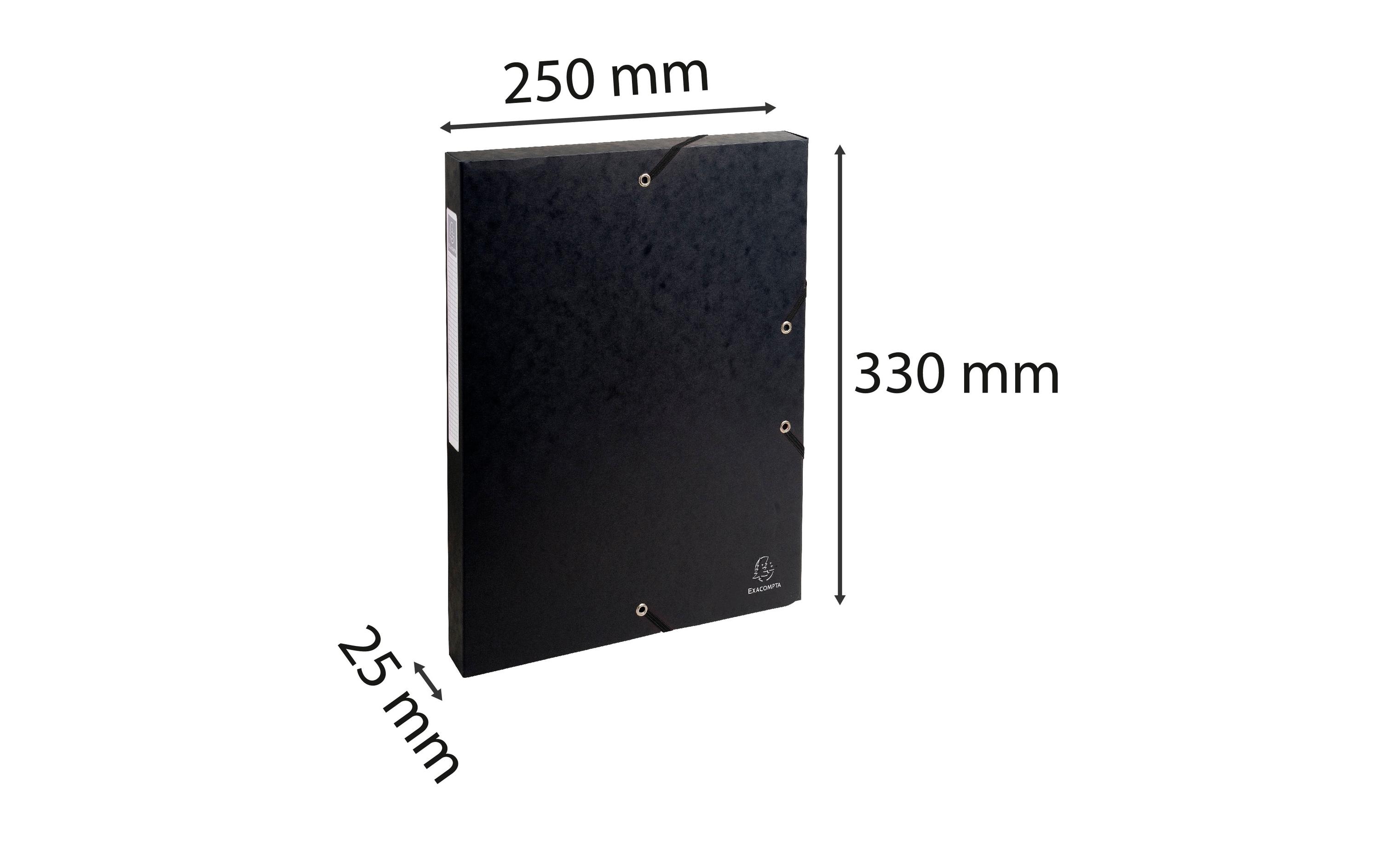 Exacompta Sammelbox Colarspan Schwarz