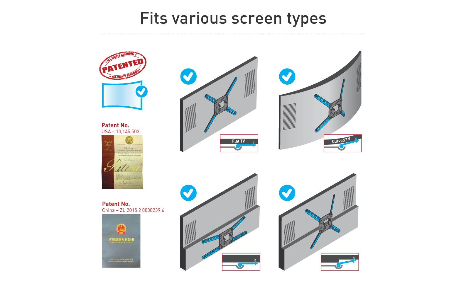 Barkan Wandhalterung BM331 Schwarz