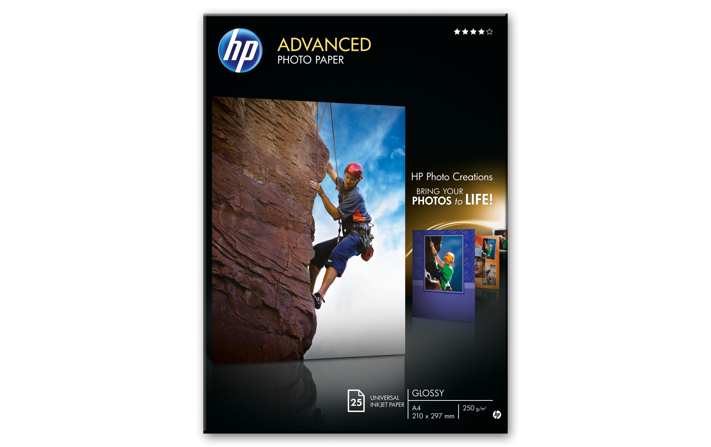 HP Fotopapier A4 250 g/m² 25 Stück HP Fotopapier A4 250 g/m² 25 Stück