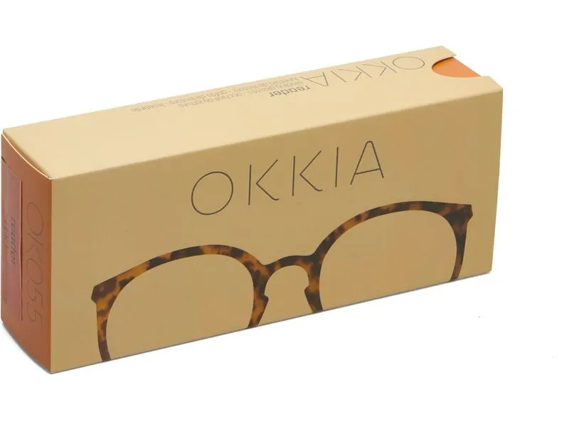 OKKIA Lesebrille Bologna Classic Havanna, 2,00
