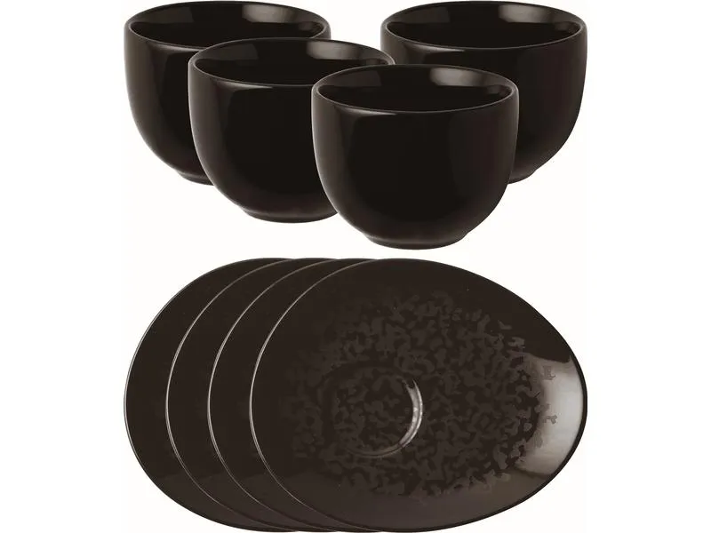 Arthur Krupp Espresso Becher Eclipse Night 100 ml, 4 Stück, Schwarz Arthur Krupp Espresso Becher Eclipse Night 100 ml, 4 Stück, Schwarz