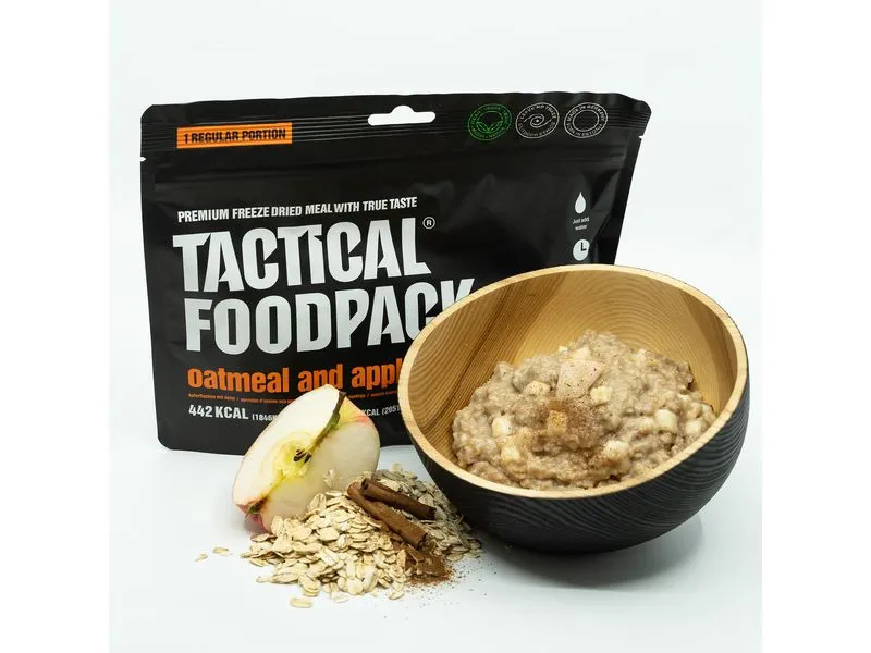 Tactical Foodpack Frühstück Oatmeal mit Äpfel Tactical Foodpack Frühstück Oatmeal mit Äpfel