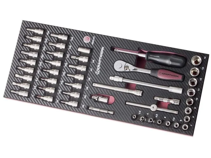 Kraftwerk Steckschlüssel-Set EVA3 46-teilig Kraftwerk Steckschlüssel-Set EVA3 46-teilig
