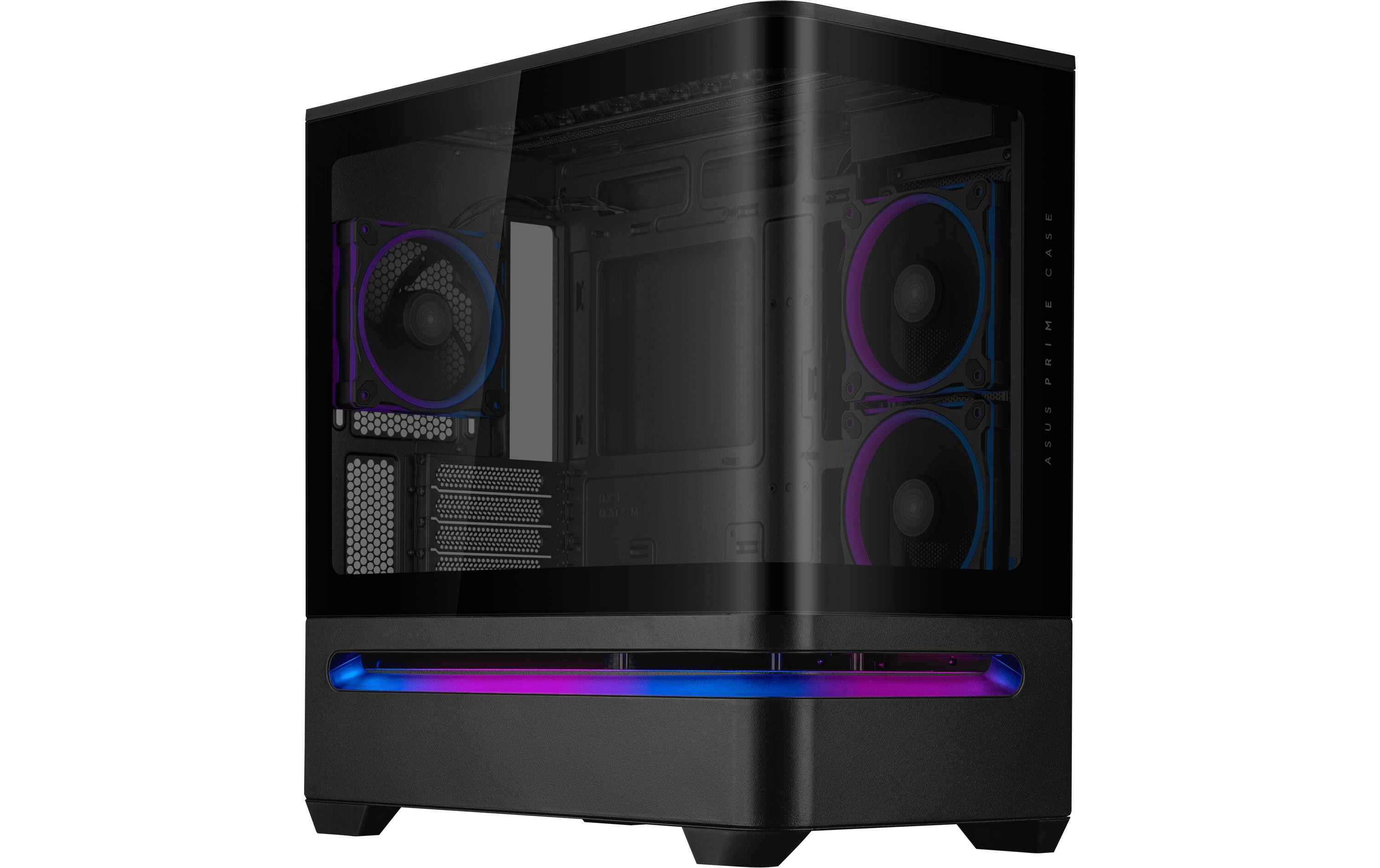 ASUS PC-Gehäuse Prime AP202 TG ARGB Schwarz ASUS PC-Gehäuse Prime AP202 TG ARGB Schwarz