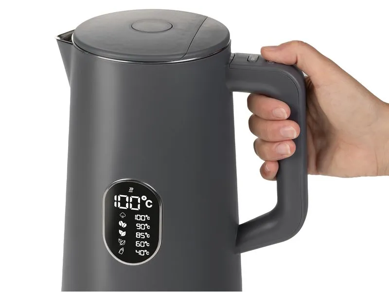 FURBER Wasserkocher Veloce, 1.5 L, Grau