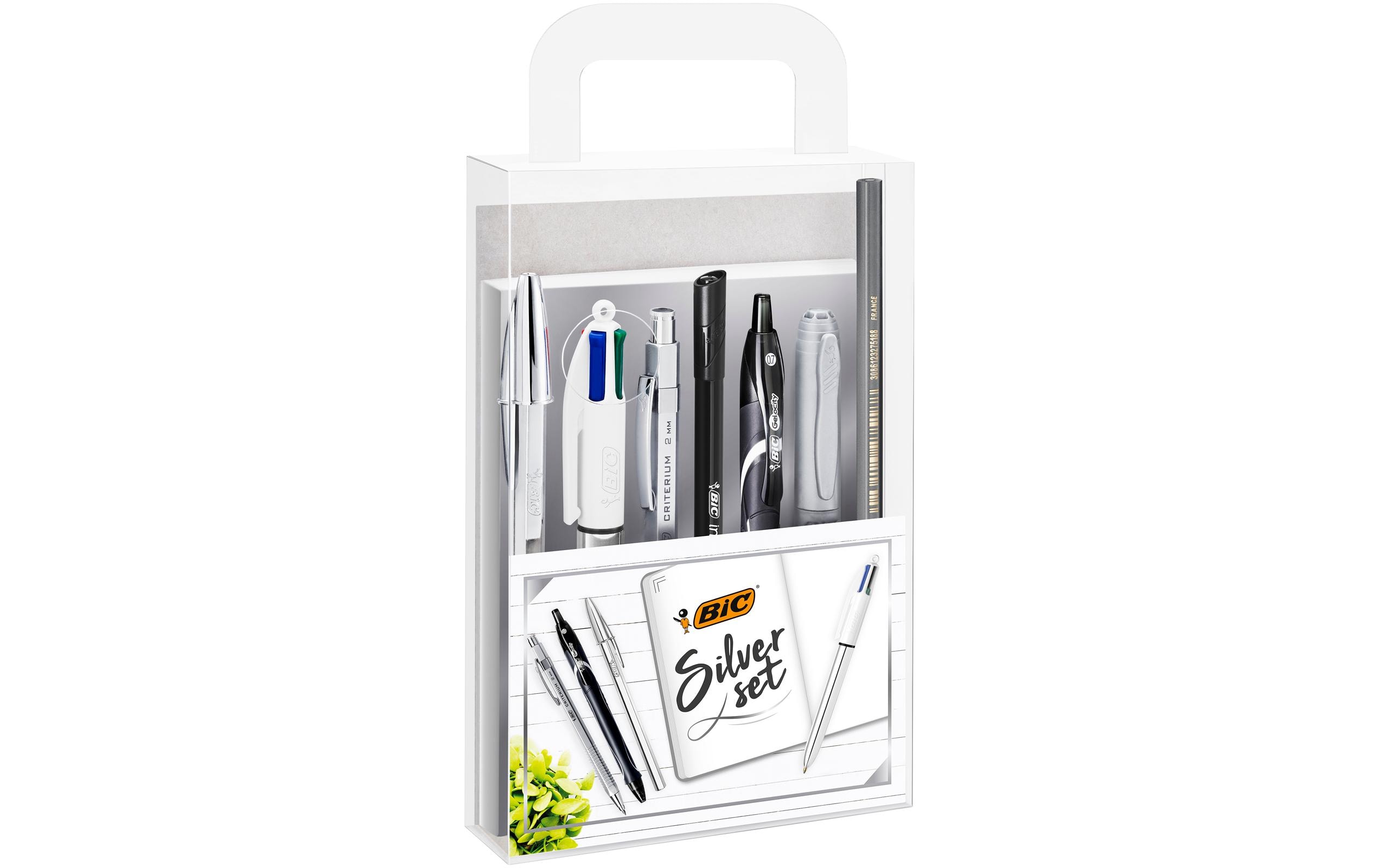 BIC Kugelschreiber Silver Kit 8-teilig BIC Kugelschreiber Silver Kit 8-teilig