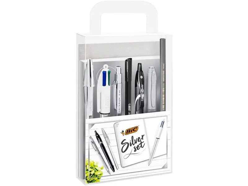 BIC Kugelschreiber Silver Kit 8-teilig BIC Kugelschreiber Silver Kit 8-teilig