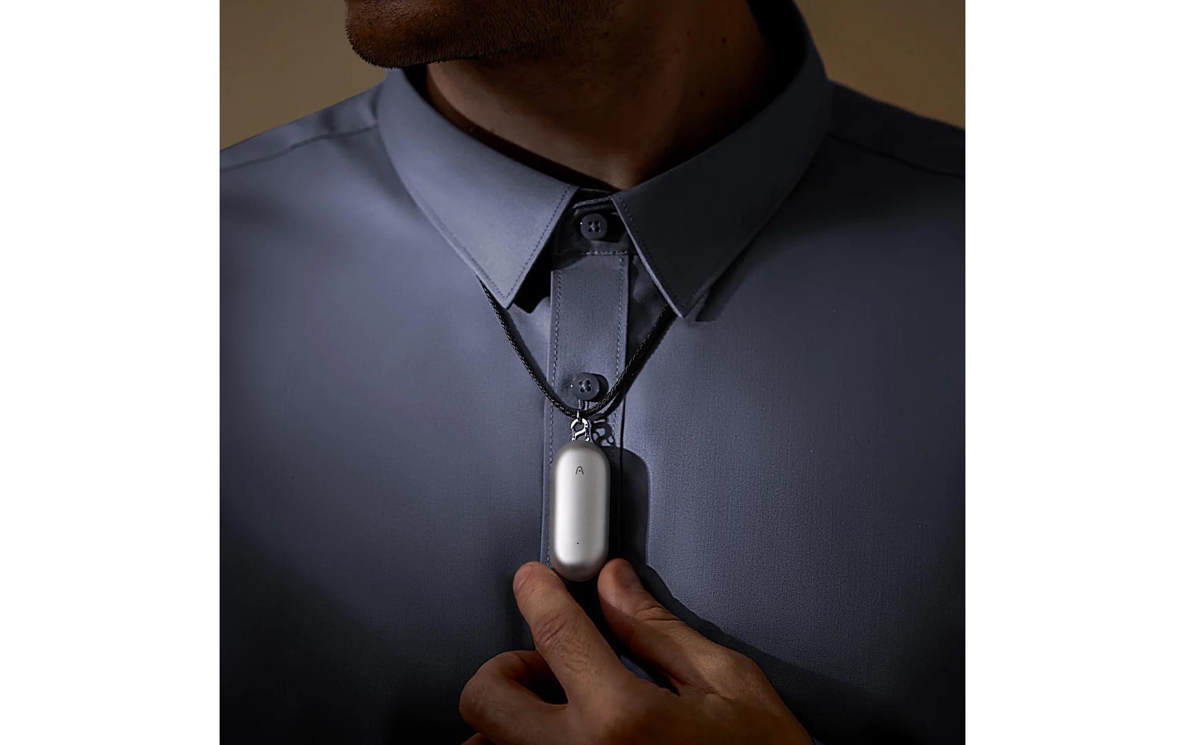 Plaud Diktiergerät Note AI PIN Silber