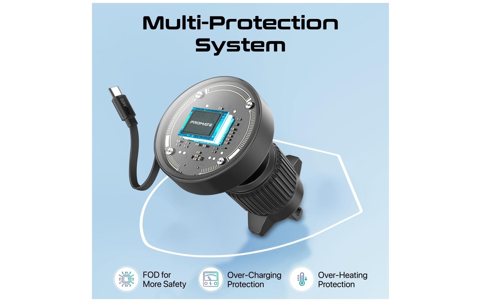 Promate Smartphone-Halterung MagDrive-R