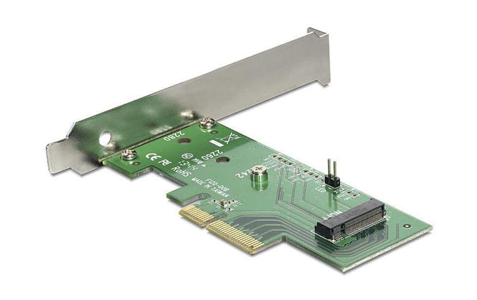 Delock Host Bus Adapter Controller PCI-Ex4 - M.2 NVME, 1Port Delock Host Bus Adapter Controller PCI-Ex4 - M.2 NVME, 1Port