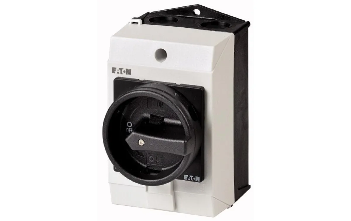 Eaton Hauptschalter 1 Polig, 20 A T0, Schwarz Eaton Hauptschalter 1 Polig, 20 A T0, Schwarz